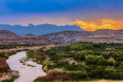 Mexico-USA: Rio Grande river
